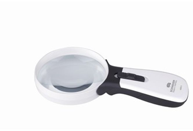 Hovedbilde Lupe med led lys 8D/3X, ...