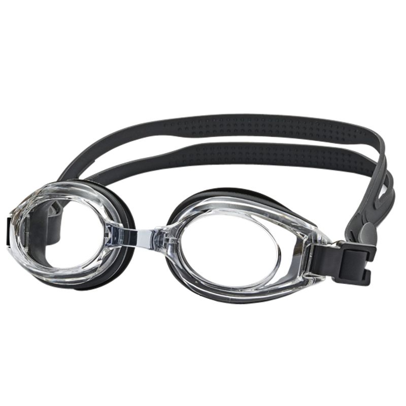 Svømmebrille med styrke- Klare glass- Pluss styrke