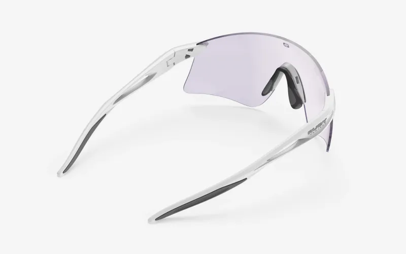 Rudy Project Astal Sphere- White Gloss ImpactX 2 Laser Purple