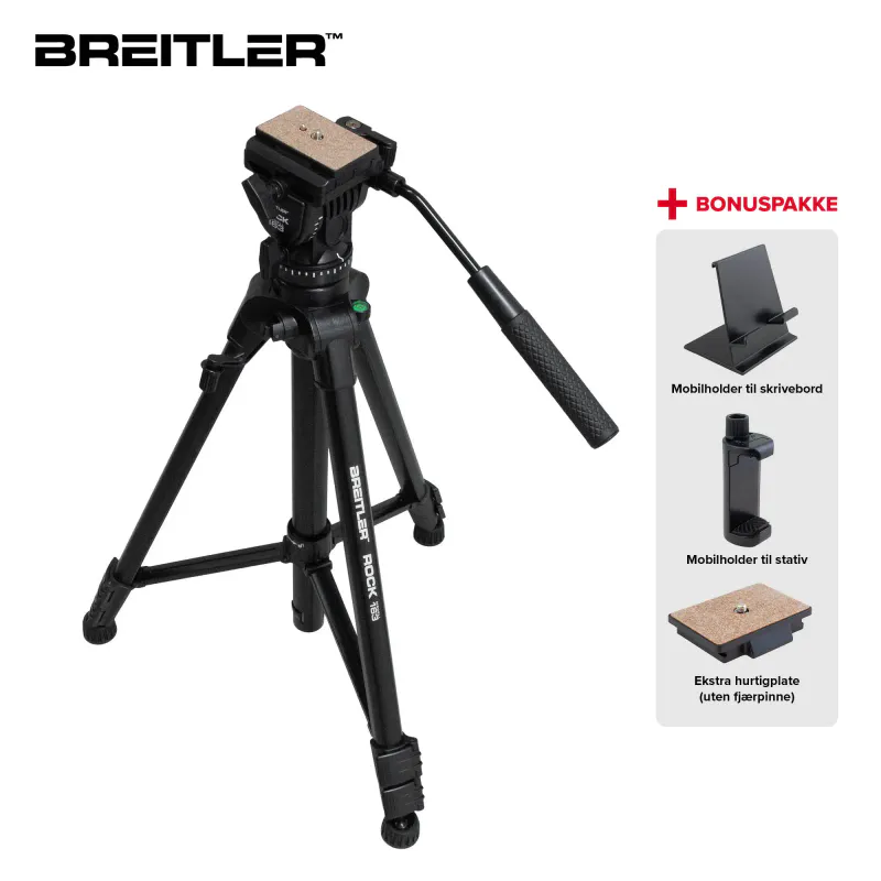 Pakke- Breitler Beyond 20-60x80 Spottingscope + Rock 163 stativ