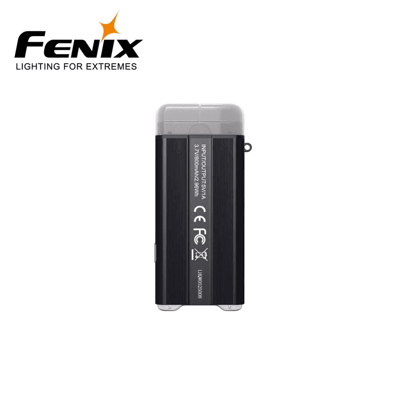 Fenix E-spark lykt/powerbank 100LM 800MAH